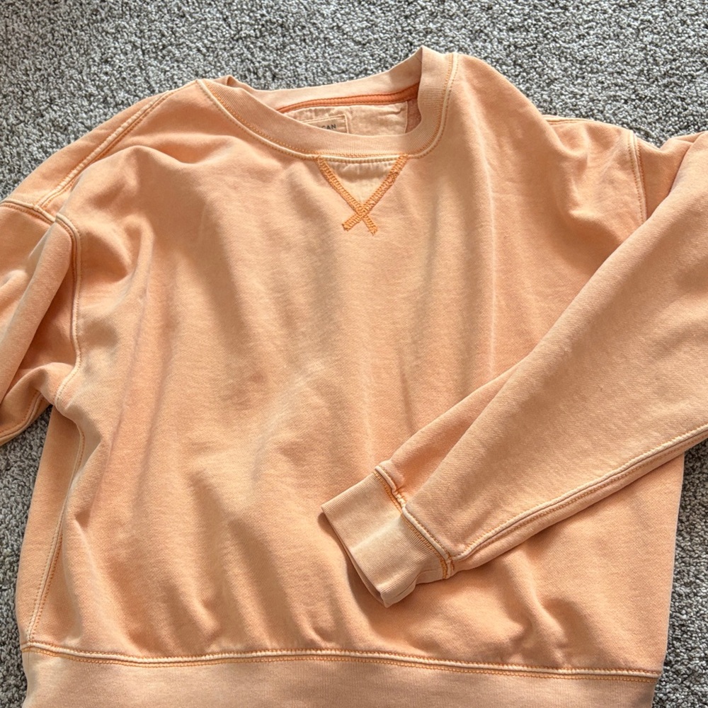 American Eagle Outfitters Coral Crewneck